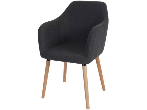 Chaise De Salle à Manger Vaasa T381,tissu, Gris -Meilleur Meubles Magasin chaise 24176639