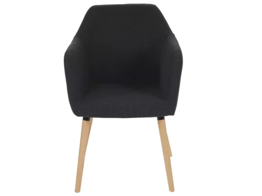 Chaise De Salle à Manger Vaasa T381 (lot De 6),tissu, Gris Foncé -Meilleur Meubles Magasin chaise 24193141