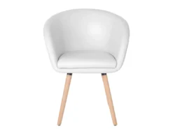 Chaise De Salle à Manger Vaasa T633 (lot De 6),similicuir, Blanc -Meilleur Meubles Magasin chaise 24193345