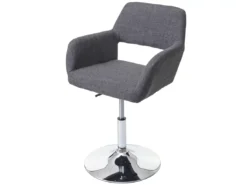 Chaise De Salle à Manger MCW-A50 III (lot De 6),gris, Pied Chromé -Meilleur Meubles Magasin chaise 24193373