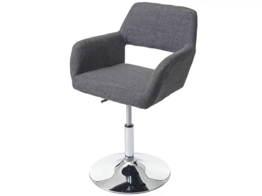 Chaise De Salle à Manger MCW-A50 III (lot De 6),gris, Pied Chromé -Meilleur Meubles Magasin chaise 24193373