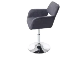 Chaise De Salle à Manger MCW-A50 III (lot De 6),gris, Pied Chromé -Meilleur Meubles Magasin chaise 24193377