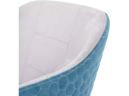 Chaise De Salle à Manger MCW-D71,gris Clair-turquoise -Meilleur Meubles Magasin chaise 24193529