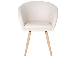 Chaise De Salle à Manger Vaasa T633 (lot De 6),similicuir, Crème -Meilleur Meubles Magasin chaise 24193835