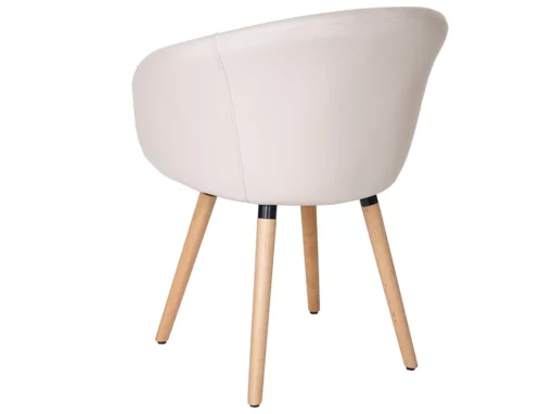 Chaise De Salle à Manger Vaasa T633 (lot De 6),similicuir, Crème -Meilleur Meubles Magasin chaise 24193837