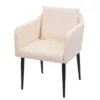Chaise De Salle à Manger MCW-H93,similicuir Crème-beige -Meilleur Meubles Magasin chaise 24194235