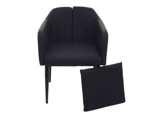Chaise De Salle à Manger MCW-H93,similicuir Noir -Meilleur Meubles Magasin chaise 24194521