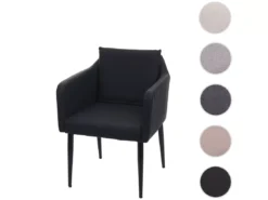 Chaise De Salle à Manger MCW-H93,similicuir Noir -Meilleur Meubles Magasin chaise 24194533