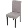 Chaise De Salle à Manger Littau Schriftzug,gris, Pieds Foncés -Meilleur Meubles Magasin chaise 24194729