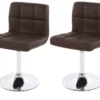 Chaise De Salle à Manger Cadiz (lot De 2), Marron -Meilleur Meubles Magasin chaise 24195081