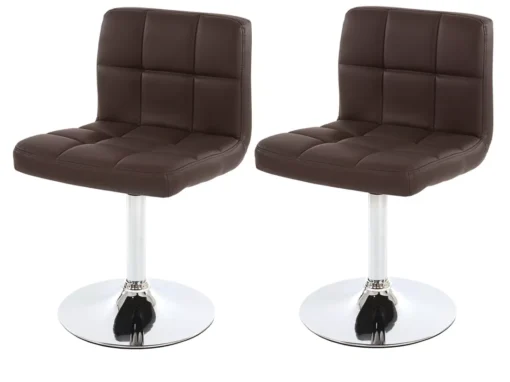 Chaise De Salle à Manger Cadiz (lot De 2), Marron -Meilleur Meubles Magasin chaise 24195081