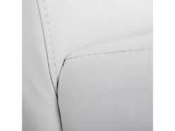 Chaise De Salle à Manger Littau (lot De 4),simili-cuir, Blanc Mat, Pieds Foncés -Meilleur Meubles Magasin chaise 24195919