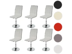 Chaise De Salle à Manger MCW-C41 (lot De 6),blanc 15 Chaise De Salle à Manger MCW-C41 (lot De 6),blanc -Meilleur Meubles Magasin chaise 24196335