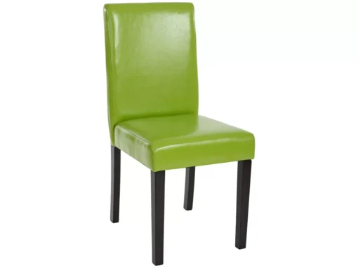 Chaise De Salle à Manger Littau (lot De 4),simili-cuir, Vert, Pieds Foncés -Meilleur Meubles Magasin chaise 24196355