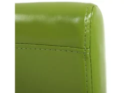 Chaise De Salle à Manger Littau (lot De 4),simili-cuir, Vert, Pieds Foncés -Meilleur Meubles Magasin chaise 24196363