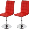Chaise De Salle à Manger MCW-C41 (lot De 2),rouge -Meilleur Meubles Magasin chaise 24196715