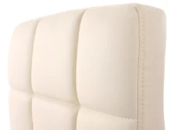 Chaise De Salle à Manger Cadiz, Pivotante,simili Cuir Crème, Base Chromée -Meilleur Meubles Magasin chaise 24196951
