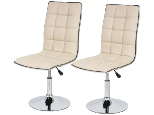 Chaise De Salle à Manger MCW-C41 (lot De 2),crème -Meilleur Meubles Magasin chaise 24197133