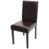 Chaise De Salle à Manger Littau,marron, Pieds Foncés -Meilleur Meubles Magasin chaise 24197325
