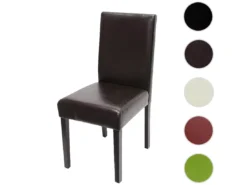 Chaise De Salle à Manger Littau,marron, Pieds Foncés -Meilleur Meubles Magasin chaise 24197331