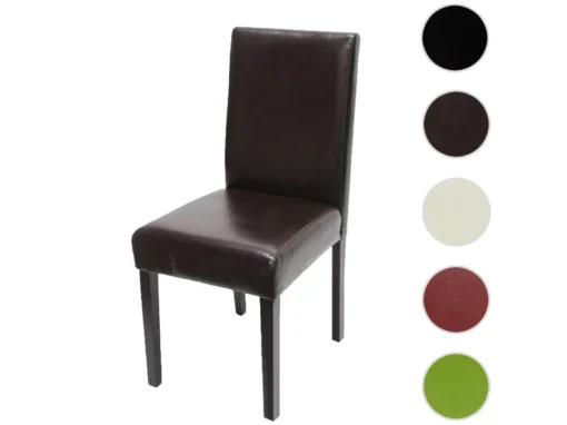 Chaise De Salle à Manger Littau,marron, Pieds Foncés -Meilleur Meubles Magasin chaise 24197331