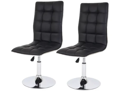 Chaise De Salle à Manger MCW-C41 (lot De 2),noir -Meilleur Meubles Magasin chaise 24197333