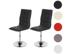 Chaise De Salle à Manger MCW-C41 (lot De 2),gris -Meilleur Meubles Magasin chaise 24197427