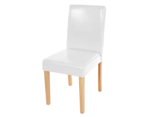 Chaise De Salle à Manger Littau,blanc, Pieds Clairs -Meilleur Meubles Magasin chaise 24197445