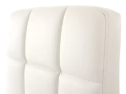 Chaise De Salle à Manger Cadiz, Pivotante,simili Cuir Blanc Base Chromée -Meilleur Meubles Magasin chaise 24197779