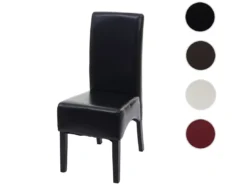 Chaise De Salle à Manger Crotone,noir, Pieds Foncés -Meilleur Meubles Magasin chaise 24197963