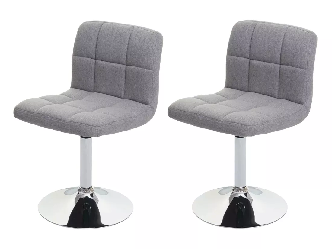 Chaise De Salle à Manger Cadiz (lot De 2),Gris Clair 3 Chaise De Salle à Manger Cadiz (lot De 2),Gris Clair