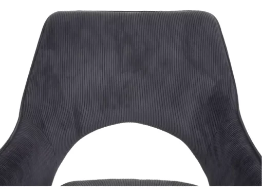 Chaise De Salle à Manger MCW-K3,cord – Gris Foncé -Meilleur Meubles Magasin chaise 24279599