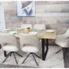 Chaise De Salle à Manger MCW-K30 (lot De 6),crème -Meilleur Meubles Magasin chaise 24282783