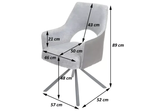Chaise De Salle à Manger MCW-K30 (lot De 6),crème -Meilleur Meubles Magasin chaise 24282787