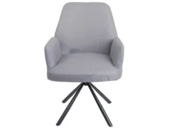 Chaise De Salle à Manger MCW-H71 Pivotante,gris Clair -Meilleur Meubles Magasin chaise 24289119