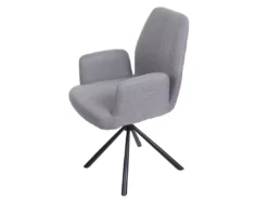Chaise De Salle à Manger MCW-H71 Pivotante,gris Clair -Meilleur Meubles Magasin chaise 24289121