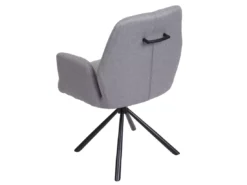Chaise De Salle à Manger MCW-H71 Pivotante,gris Clair -Meilleur Meubles Magasin chaise 24289123