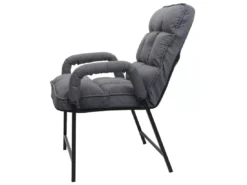 Chaise De Salle à Manger MCW-K40,tissu/textile Gris Foncé -Meilleur Meubles Magasin chaise 24289541