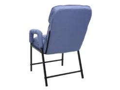 Chaise De Salle à Manger MCW-K40,tissu/textile Bleu -Meilleur Meubles Magasin chaise 24289619