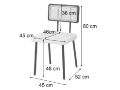 Chaise De Salle à Manger MCW-K88 (lot De 6),tissu/textile Gris Clair -Meilleur Meubles Magasin chaise 24289669