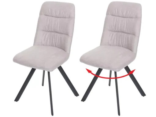 Chaise De Salle à Manger MCW-J69 (lot De 2),crème-beige -Meilleur Meubles Magasin chaise 24289919