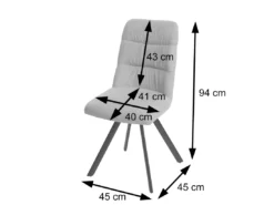 Chaise De Salle à Manger MCW-J69 (lot De 2),crème-beige -Meilleur Meubles Magasin chaise 24289923