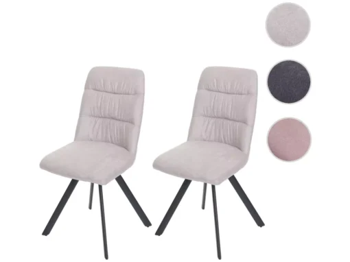 Chaise De Salle à Manger MCW-J69 (lot De 2),crème-beige -Meilleur Meubles Magasin chaise 24289937