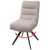 Chaise De Salle à Manger MCW-G66,crème -Meilleur Meubles Magasin chaise 24290013