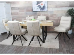 Chaise De Salle à Manger MCW-G66,crème -Meilleur Meubles Magasin chaise 24290031