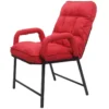 Chaise De Salle à Manger MCW-K40,tissu/textile Rouge -Meilleur Meubles Magasin chaise 24290277