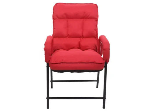 Chaise De Salle à Manger MCW-K40,tissu/textile Rouge -Meilleur Meubles Magasin chaise 24290283