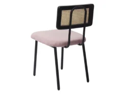 Chaise De Salle à Manger MCW-K88 (lot De 2),tissu/textile Rose -Meilleur Meubles Magasin chaise 24290443