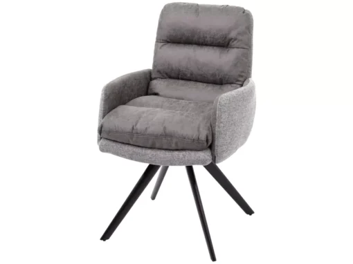 Chaise De Salle à Manger MCW-G66,gris Clair-gris, Avec Accoudoirs -Meilleur Meubles Magasin chaise 24291069