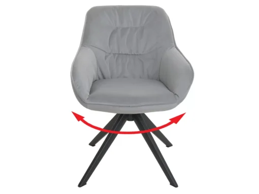 Chaise De Salle à Manger MCW-K28,tissu/textile Gris Clair -Meilleur Meubles Magasin chaise 24291325